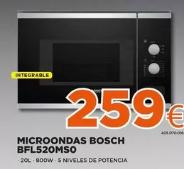 Oferta de Bosch - Microondas BFL520MSO por 259€ en Expert