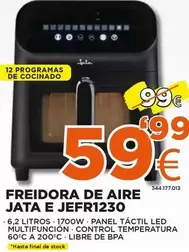 Oferta de Jata - Freidora De Aire  E Jefr1230 por 59,99€ en Expert