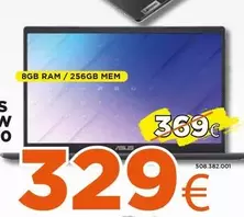 Oferta de Ram - Portatil E510KA-EJ610W N4500 por 329€ en Expert