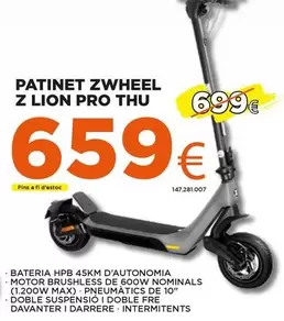 Oferta de Lion - Patinet Zwheel Z  Pro Thu por 659€ en Expert