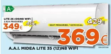 Oferta de Wifi - A.a.i. Midea Lite 35 (2)n8 Wifi por 369€ en Expert