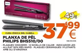 Oferta de Philips - Planxa De Pel Bhs510/00 por 37,99€ en Expert