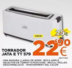 Oferta de Jata - Torrador  E Tt 579 por 22,9€ en Expert