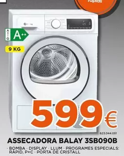 Oferta de Balay - Assecadora 3sb090b por 599€ en Expert