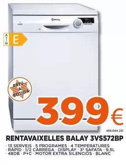 Oferta de Balay - Rentavaixelles 3vs572bp por 399€ en Expert