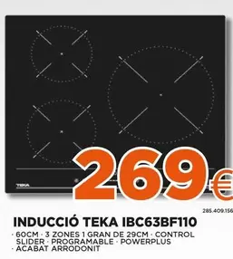 Oferta de Teka - Induccio Ibc63bf110 por 269€ en Expert