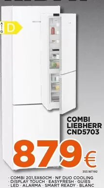 Oferta de Liebherr - Combi Cnd5703 por 879€ en Expert