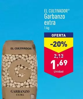 Oferta de El Cultivador - Garbanzo Extra por 1,69€ en ALDI