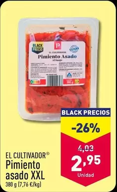 Oferta de El Cultivador - Pimiento Asado Xxl por 2,95€ en ALDI