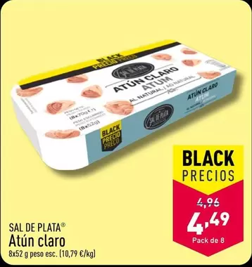 Oferta de Sal De Plata - Atún Claro por 4,49€ en ALDI