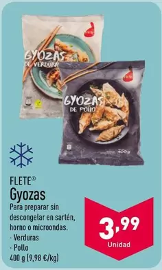 Oferta de Flete - Gyozas por 3,99€ en ALDI