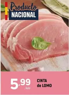 Oferta de Cinta De Lomo por 5,99€ en Coviran