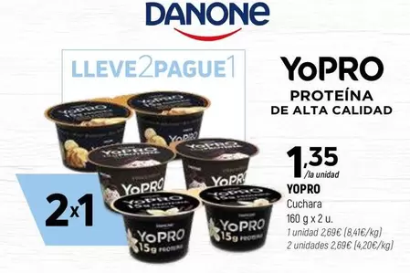 Oferta de Danone - Yopro  por 1,35€ en Coviran