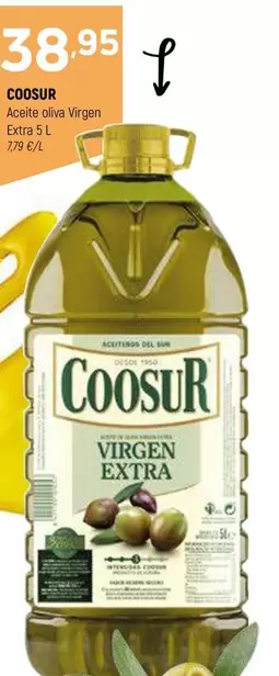 Oferta de Coosur - Aceite Oliva Virgen Extra por 38,95€ en Coviran