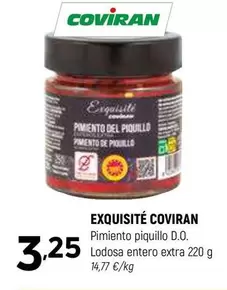 Oferta de Coviran - Pimiento Piquillo D.o. Lodosa Entero Extra por 3,25€ en Coviran