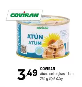 Oferta de Coviran - Atun Aceite Girasol Lata por 3,49€ en Coviran