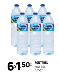 Oferta de Fontarel - Agua por 1,5€ en Coviran