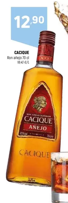 Oferta de Cacique - Ron Anejo por 12,9€ en Coviran