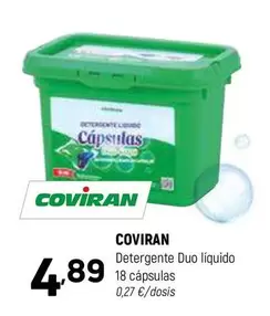 Oferta de Coviran - Detergente Duo Liquido 18 Cápsulas por 4,89€ en Coviran