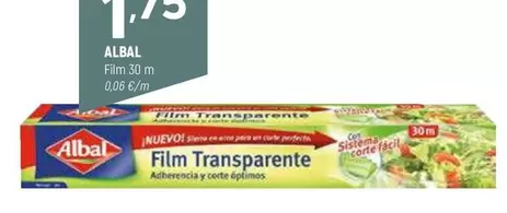 Oferta de Albal - Film Transparente por 1,75€ en Coviran