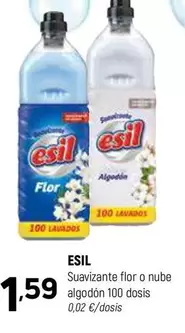 Oferta de Flor - Suavizante  O Nube Algodon 100 Dosis por 1,59€ en Coviran