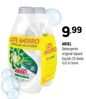 Oferta de Ariel - Detergente Original Bipack Liquido 23 Dosis por 9,99€ en Coviran