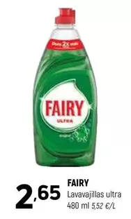 Oferta de Fairy - Lavavajillas Ultra por 2,65€ en Coviran