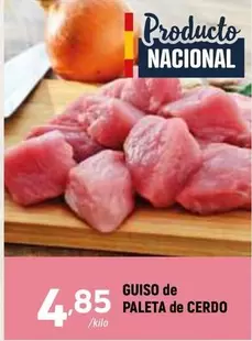 Oferta de Guiso De Paleta De Cerdo por 4,85€ en Coviran