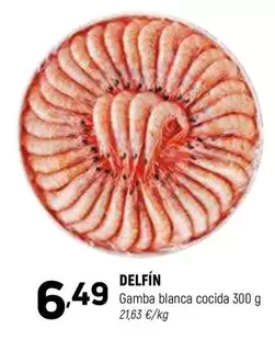 Oferta de Delfín - Gamba Blanca Cocida por 6,49€ en Coviran