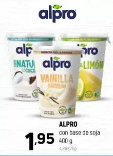 Oferta de Alpro - Con Base De Soja por 1,95€ en Coviran