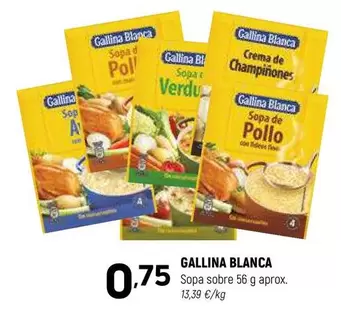 Oferta de Gallina Blanca - Sopa Sobre por 0,75€ en Coviran