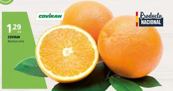 Oferta de Coviran - Naranja Zumo por 1,29€ en Coviran