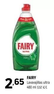 Oferta de Fairy - Lavavajillas Ultra por 2,65€ en Coviran