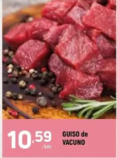 Oferta de Guiso De Vacuno por 10,59€ en Coviran