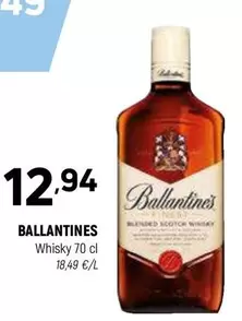 Oferta de Ballantine's - Whisky por 12,94€ en Coviran