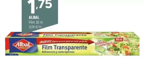 Oferta de Albal - Film 30 M por 1,75€ en Coviran