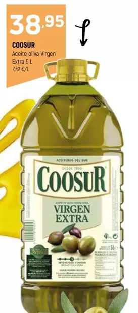 Oferta de Coosur - Aceite Oliva Virgen Extra por 38,95€ en Coviran