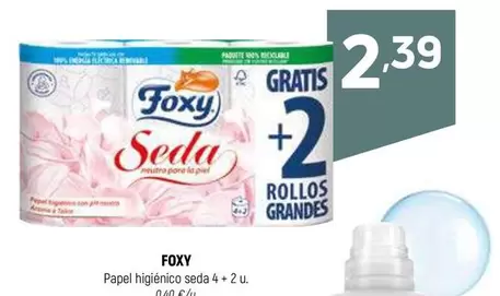 Oferta de Foxy - Papel Higiénico Seda  por 2,39€ en Coviran