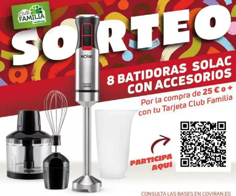 Oferta de Solac - 8 Batidoras Con Accesorios en Coviran