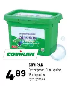 Oferta de Coviran - Detergente Duo Liquido 18 Capsulas por 4,89€ en Coviran