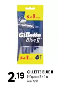 Oferta de Gillette - Blue II Maquina por 2,19€ en Coviran