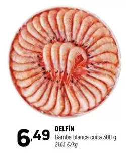 Oferta de Delfín - Gamba Blanca Cuita por 6,49€ en Coviran