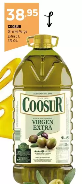 Oferta de Coosur - Oli D'oliva Verge Extra por 38,95€ en Coviran