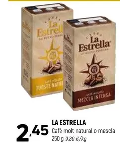 Oferta de La Estrella - Cafe Molt Natural O Mescla por 2,45€ en Coviran