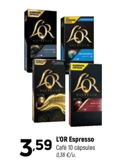 Oferta de L'or - Espresso por 3,59€ en Coviran