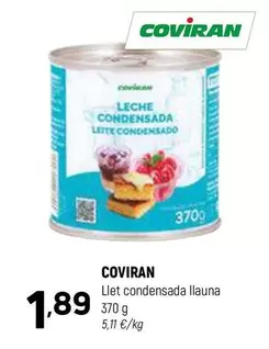 Oferta de Coviran - Llet Condensada Llauna por 1,89€ en Coviran