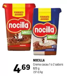 Oferta de Nocilla - Crema Cacau por 4,69€ en Coviran