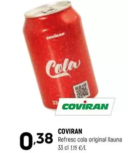 Oferta de Coviran - Refresc Cola Original Llauna por 0,38€ en Coviran