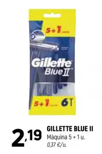 Oferta de Gillette - Blue Ii Maquina por 2,19€ en Coviran