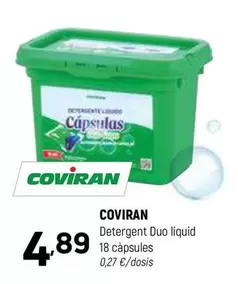 Oferta de Coviran - Detergent Duo Liquid 18 Capsules por 4,89€ en Coviran